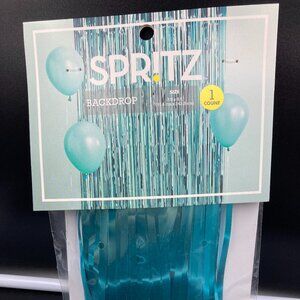 Fringe Backdrop Teal-Spritz™ 3' x 8' ft.